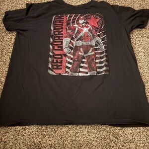 Marvel Black Red Graphic Short Sleeve Tee